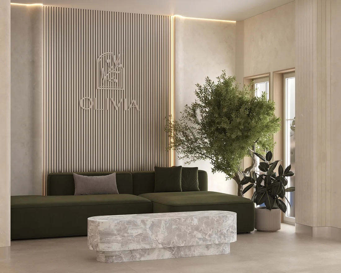 Фирменные детали общих зон Olivia